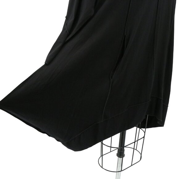 NWT Transparente Germany Black Lagenlook Asymmetrical Hem Tunic Top O/S XL 1X 2X - Picture 5 of 9